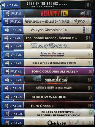 Juegos PS4 15€/unidad
