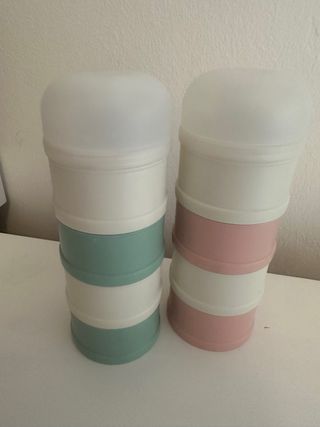 Pack 2 dosificadores leche bebé