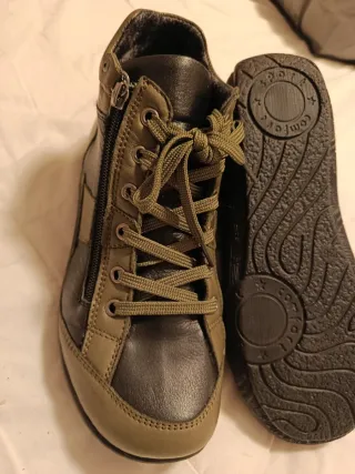 Botas Comfort Plus negras y verde oliva