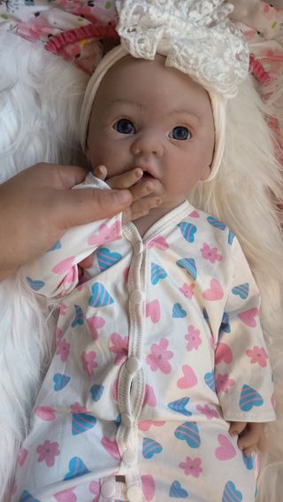 Bebé Reborn Silicona Ojos Azules