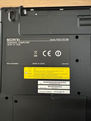 Portátil Sony Vaio 71C11M Plata/Blanco