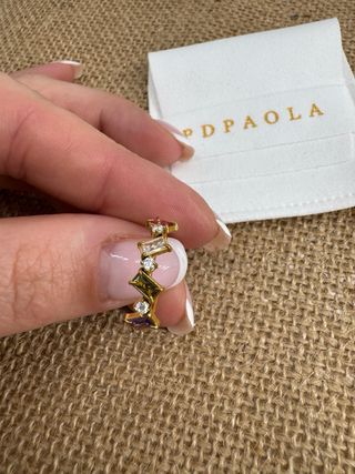 Anillo PDPAOLA plata de ley y baño de oro