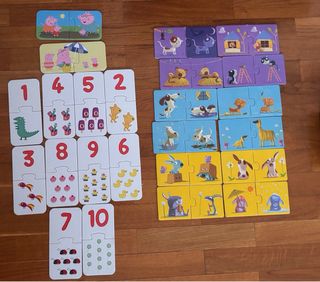 4 Puzzles Duo Djeco Animales