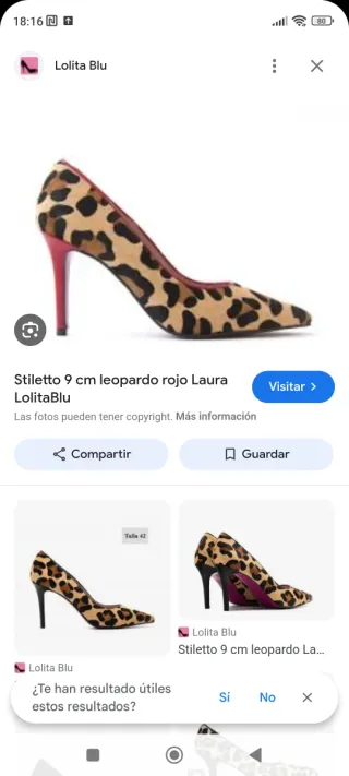 Zapatos Lolita Blu Leopardo Tacón