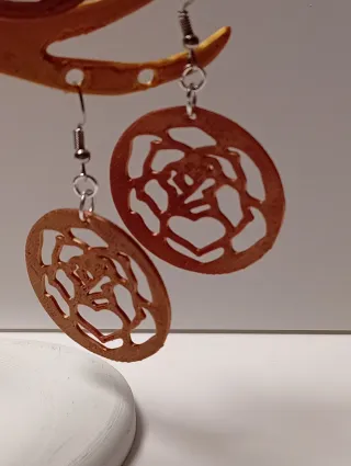 Pendientes gato luna 3D