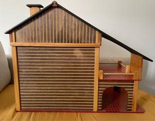 Gran casita de muñecas de madera (últimos días)