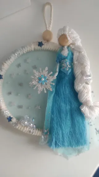 Muñeca de Macramé Frozen Elsa