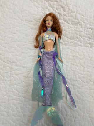 Barbie Sirena Morada y Turquesa