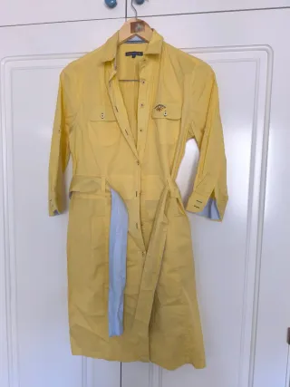 Vestido camisero Spagnolo amarillo