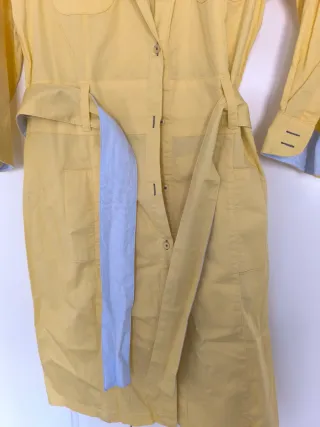 Vestido camisero Spagnolo amarillo