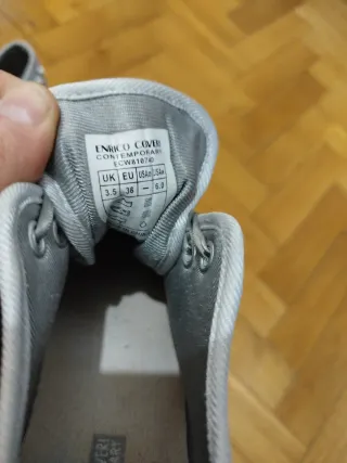 Sneakers Donna Enrico Coveri grigie perla n 36