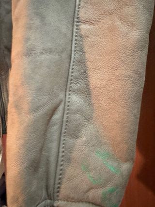 Chaqueta ante beige/marrón