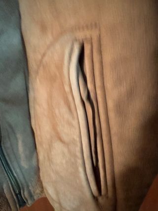 Chaqueta ante beige/marrón