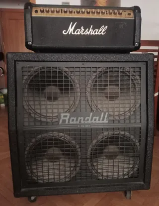 Cabezal Marshall VS 100 + Pantalla Randall R 412 D
