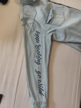 Camisa Vaquera Casual Azul