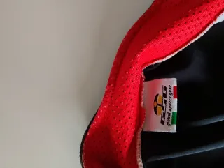 Giacca ciclismo GSG nera e rossa