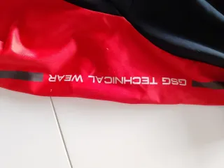 Giacca ciclismo GSG nera e rossa