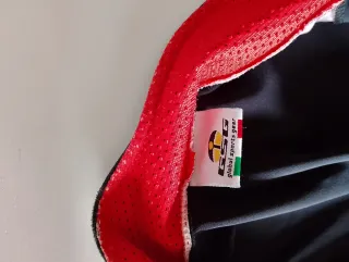 Giacca ciclismo GSG nera e rossa