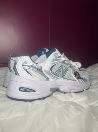 New Balance 530 Plata/Blanco