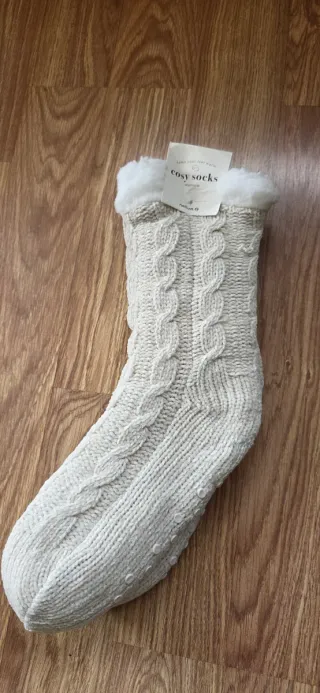 Calcetines lana antideslizantes talla única