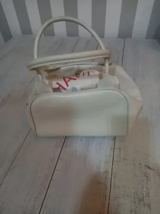 Bolso de mano blanco