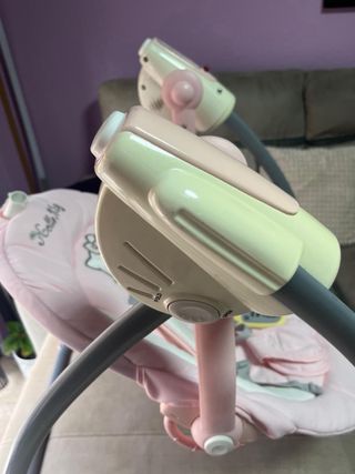 Hamaca bebé Hello Kitty rosa