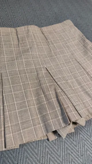 Falda pantalón cuadros Zara Talla XS