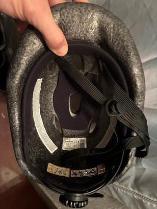 Casco infantil Btwin rosa con smiley (niño, niña)