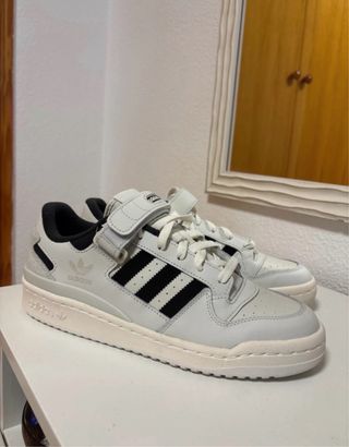 Zapatillas Adidas Forum Low Blancas Negras