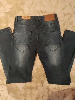 Pantalón tejano skinny LSN azul talla 14-S (160cm)