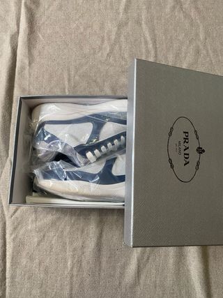 Prada American Cup Blu/Bianco