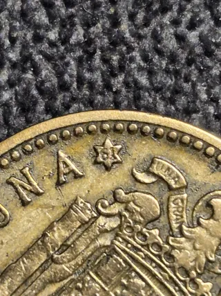 8 Monedas 1 Peseta Franco 1953