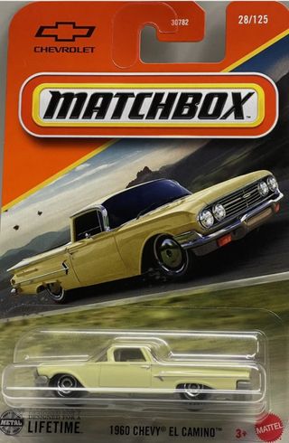 Matchbox 1960 Chevy El Camino Giallo