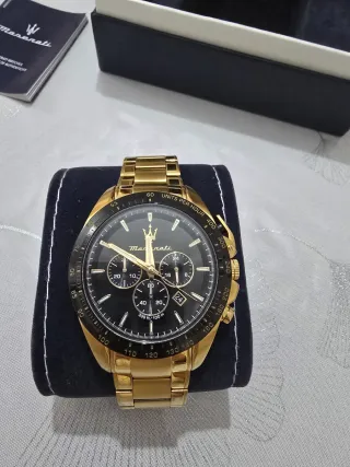 Reloj Maserati Cronógrafo Dorado Hombre