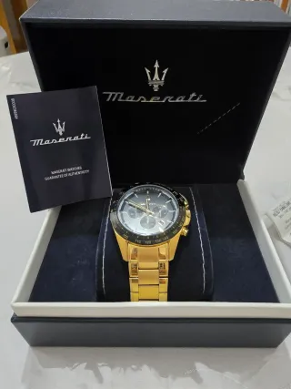 Reloj Maserati Cronógrafo Dorado Hombre