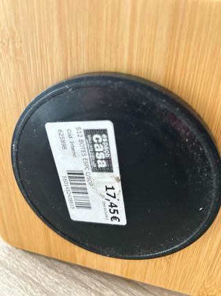 Especiero Giratorio de Bambú para 12 tarros.