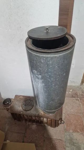 Estufa de orujo hierro fundido