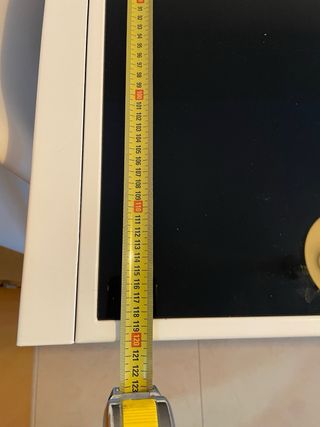 Mesa comedor extensible cristal y metal