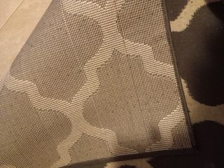 Tappeto Runner Grigio Bianco 176x69 cm