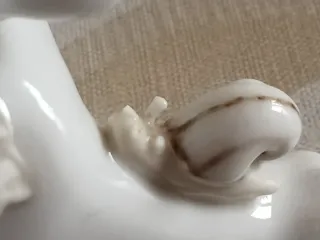 Lladro perrito con caracol