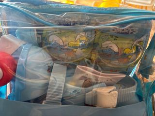 Patines de los Pitufos con Rodilleras