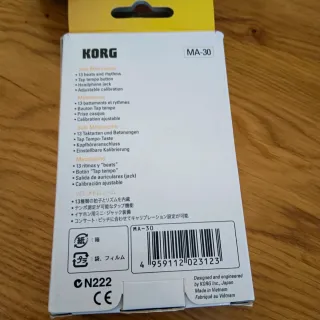 Korg MA-30 Metrónomo Solo