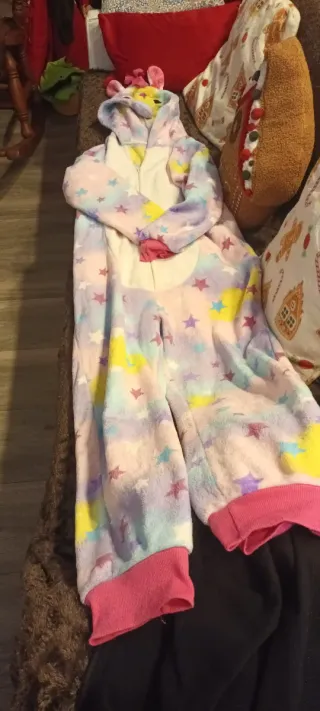 Pijama mono unicornio estrellas