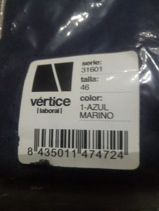 Pantalón laboral azul