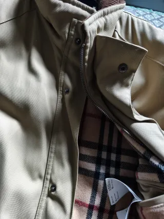 Parka Burberry Uomo Beige