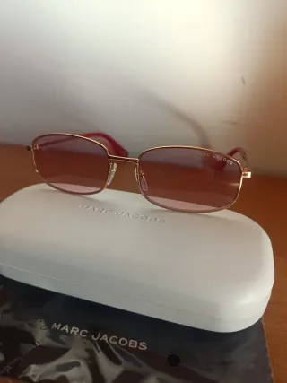 Occhiali da sole Marc Jacobs oro e rossi