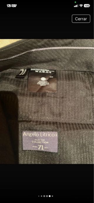 Dos pantalones de traje C&Cia y Rodrigo T/52