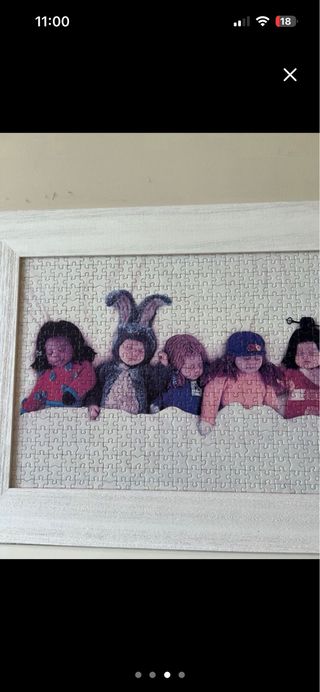 Puzzle infantil enmarcado