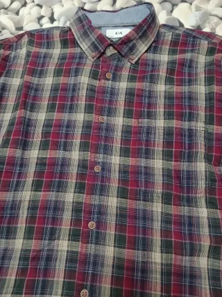 Camisa cuadros C&A Talla XXL