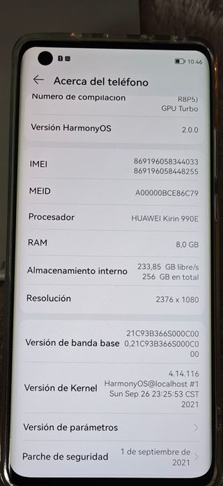 Móvil Huawei Nuevo